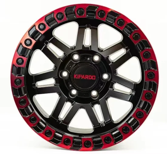 Kipardo 17X9 20X9 17 Zoll 6X139,7 5X127 6X135 Niederdruckguss-Aluminium-Offroad-LKW-Räder für Pickups